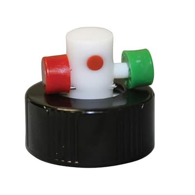 Chromatography Research Supplies 24 mm Screw Cap Mininert Valve (12/pk)